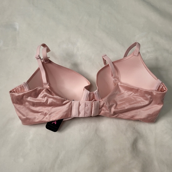 LaSenza Comfort Push Up Pink Satin Bra. 36B - Picture 4 of 10